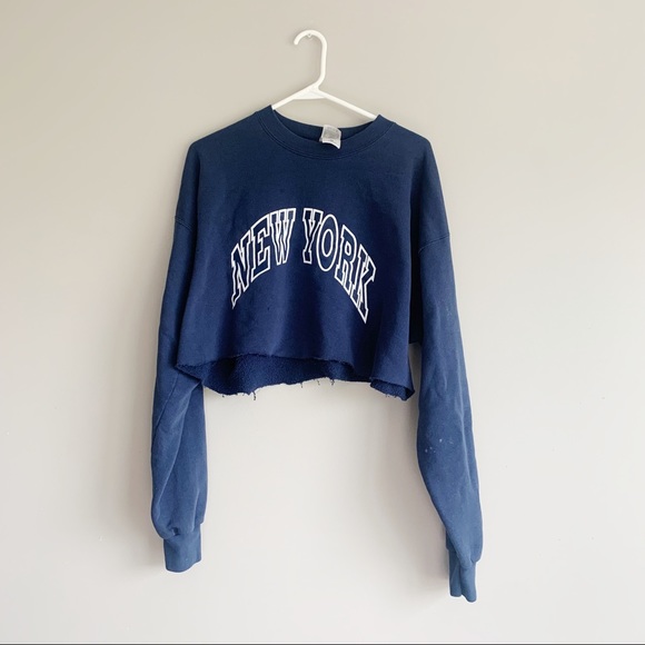 Fruit of the Loom Tops - NEW YORK CROPPED SWEATSHIRT